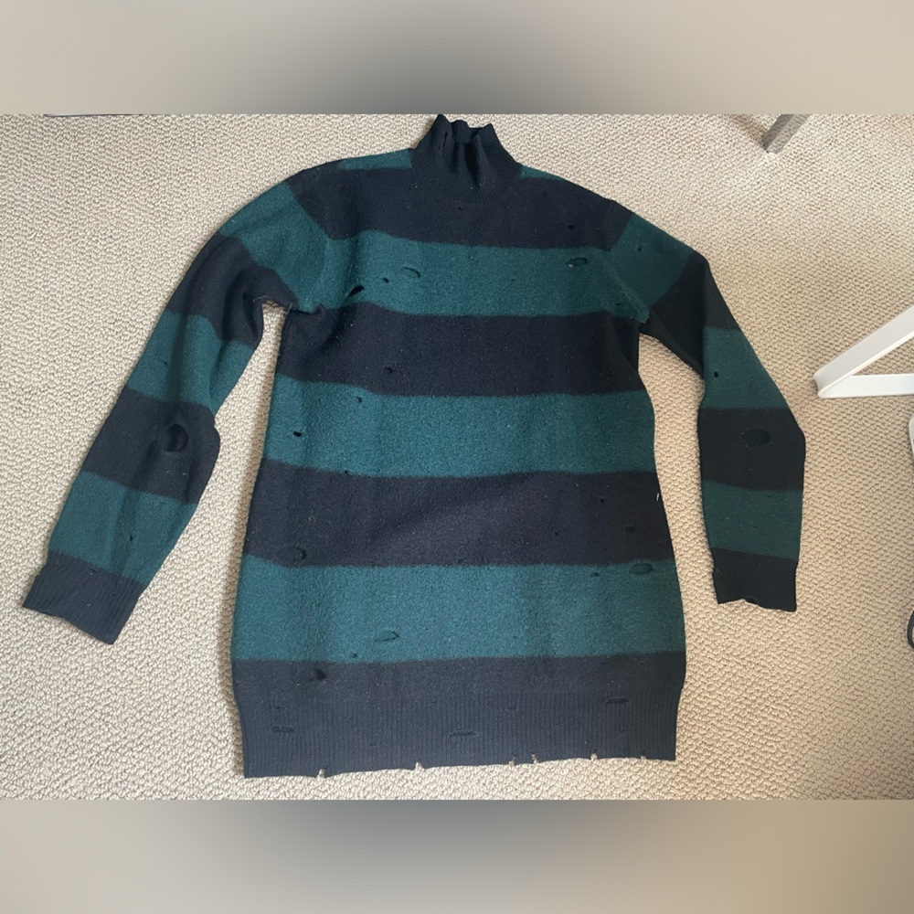 T Alexander Wang boiled wool turtleneck sweater